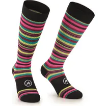 Pyöräilysukat Assos Women's Spring Fall musta/pinkki